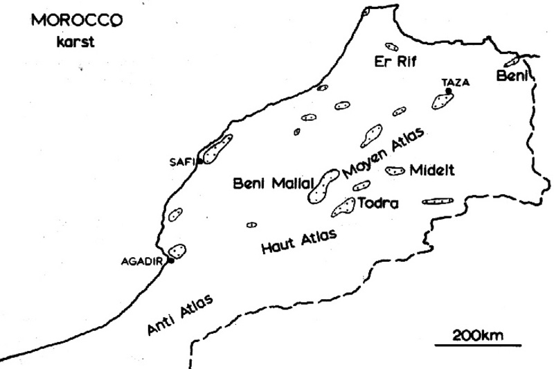 Morocco_karst map from ug atlas