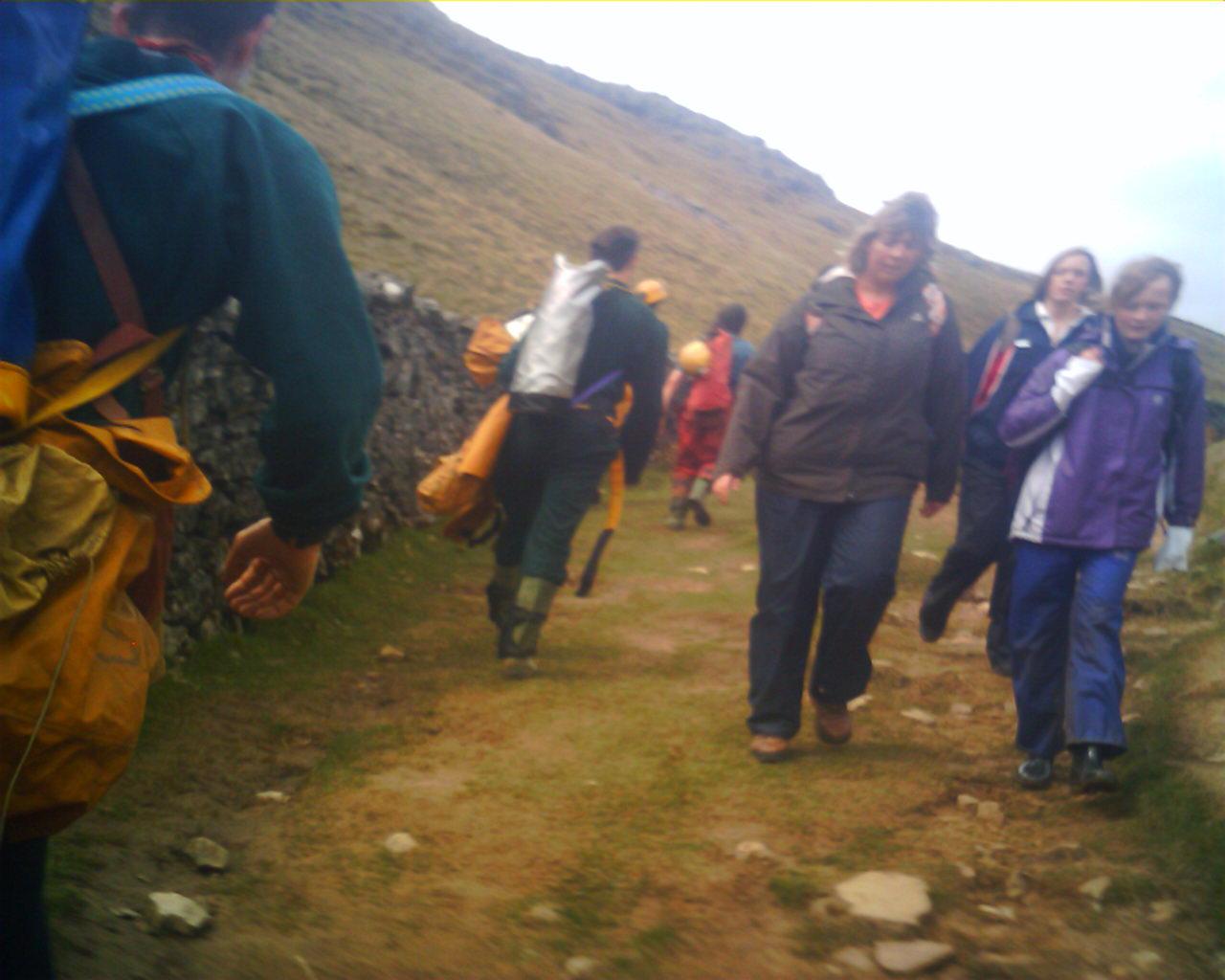 jana carga - catcam - Caving Yorkshire Gaping Gill 042