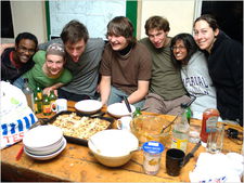 jarvist frost - eyeing up the apple crumble group shot