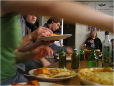 jarvist frost - supper view from the table