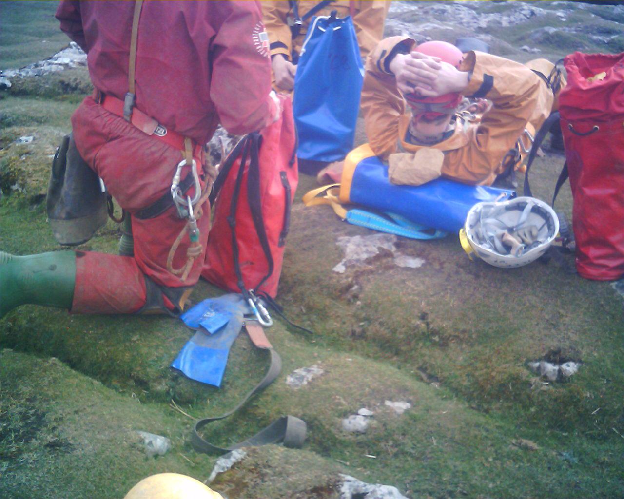 jana carga - catcam - Caving Yorkshire Gaping Gill 047