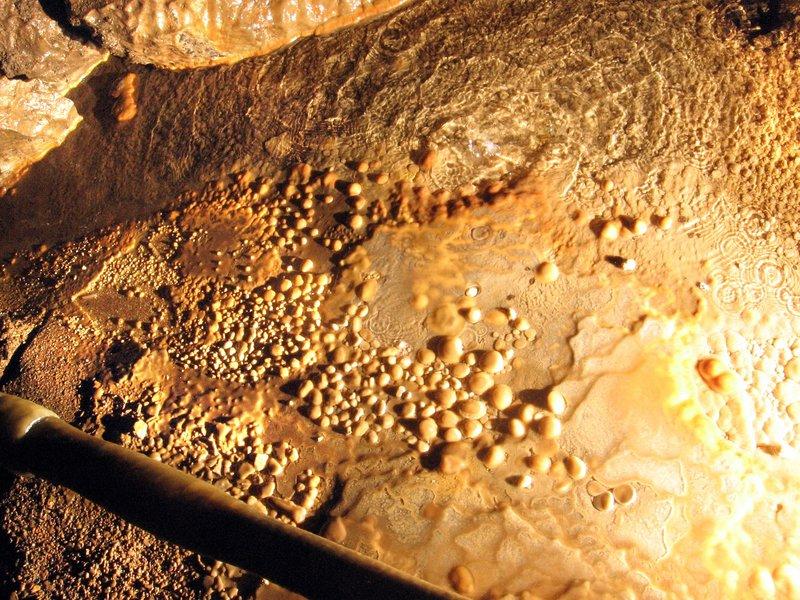 jarvist frost - canon a520 vivitar 283 -avalanche inlet gg - cave pearls raked with flash