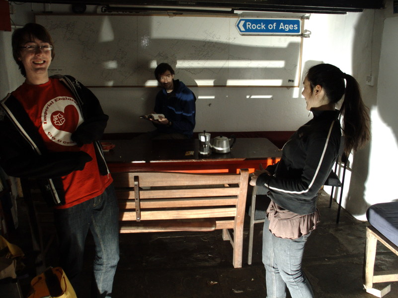 testing flash slaves in wsg hut - jana jkp and stephen